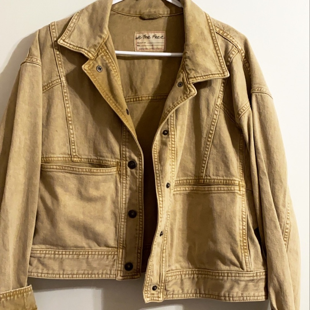 SOLD Free People Star Crossed Denim Jacket